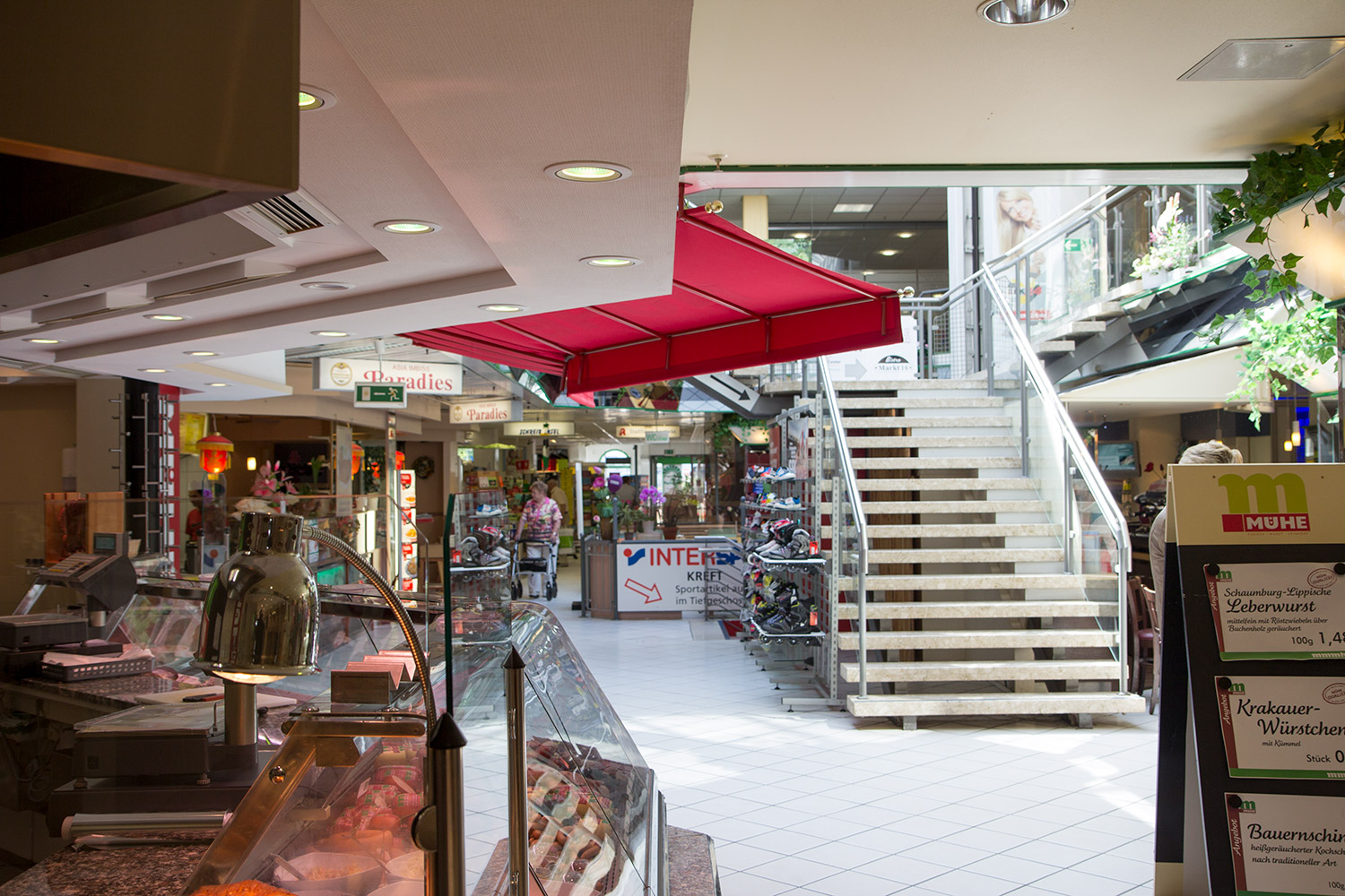 Blick in die Marktpassage